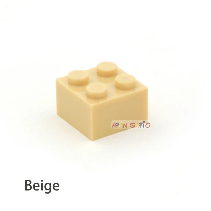 60pcs DIY Building Blocks Thick Figures Bricks 2x2 Dots | Educational Creative Toy for close-up view