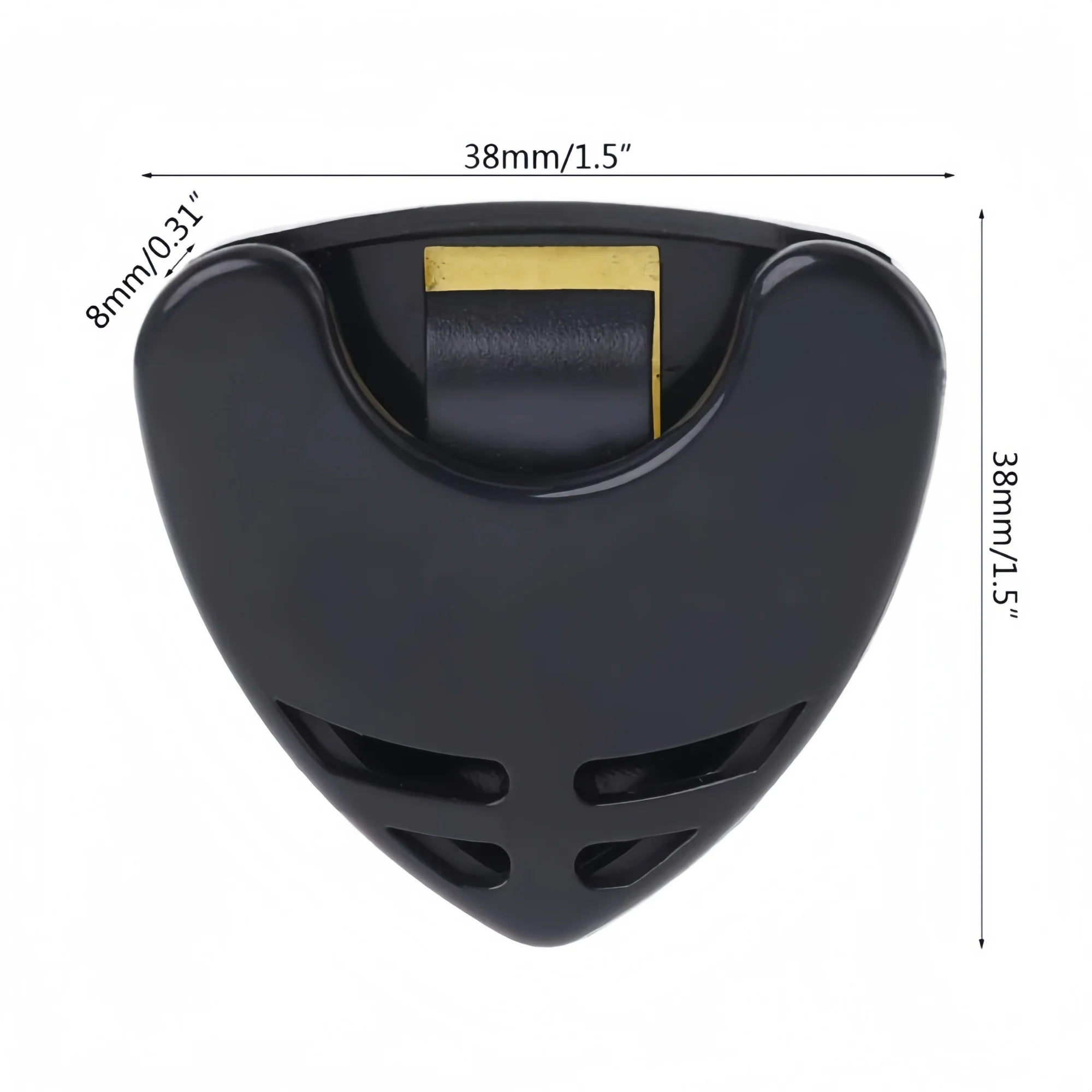 Miwayer 1/5/10Pcs Guitar Pick Holder Plastic Plectrum Case Mediator Quick Storage Self A detail view