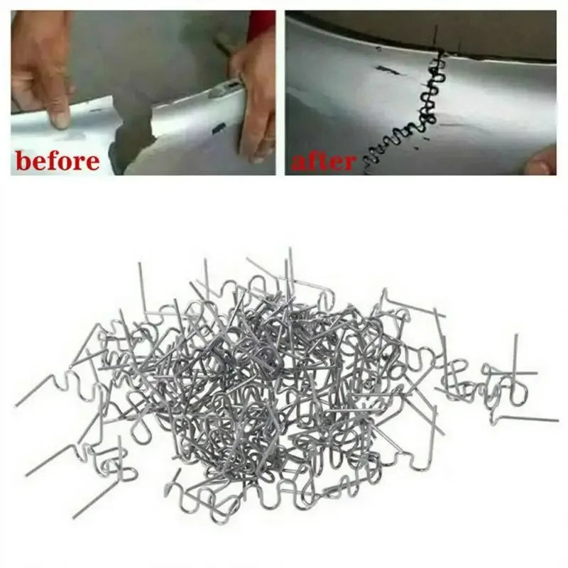 Stainless Steel Plastic Welder Hot Rivet Staples | Bumper Welding Staples Kit detail view