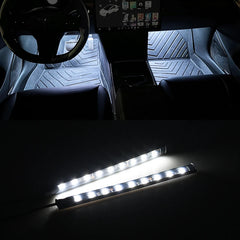 9 LED Car Interior Ambient Mood Foot Light | USB Lighter Decorative Atmosphere Lamp f alternate view