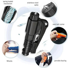 Car Safety Hammer Mini Car With A Multi-functional Escape Hammer To Break The Glass R alternate view