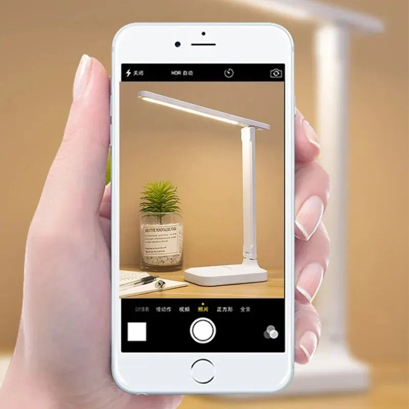 LED Foldable Desk Lamp with Touch Controls | Eye-Care Reading Light lifestyle view