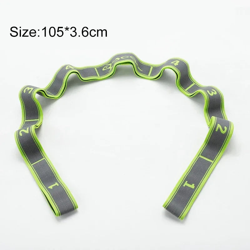 Yoga Pull Strap Belt | Elastic Resistance Band for Pilates and Dance Stretching alternate view