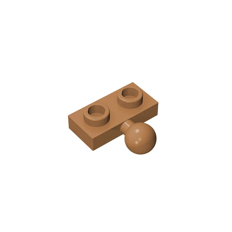 Plate, Modified 1 x 2 with Tow Ball on Side | Gobricks Building Block additional angle
