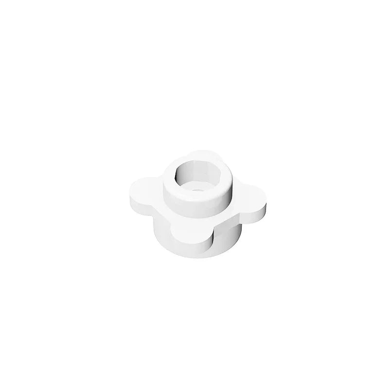 Gobricks GDS-839 Plate Round 1x1 with Flower Edge | Compatible with Lego 33291 28573 detail view