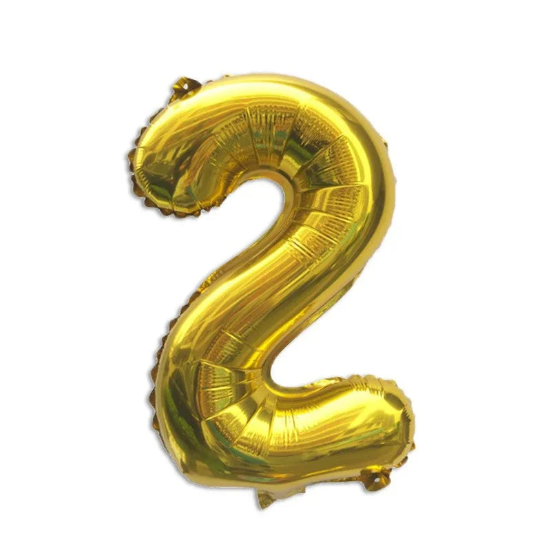 32 Inch Gold Foil Number Balloons | Birthday Party Decorations lifestyle view