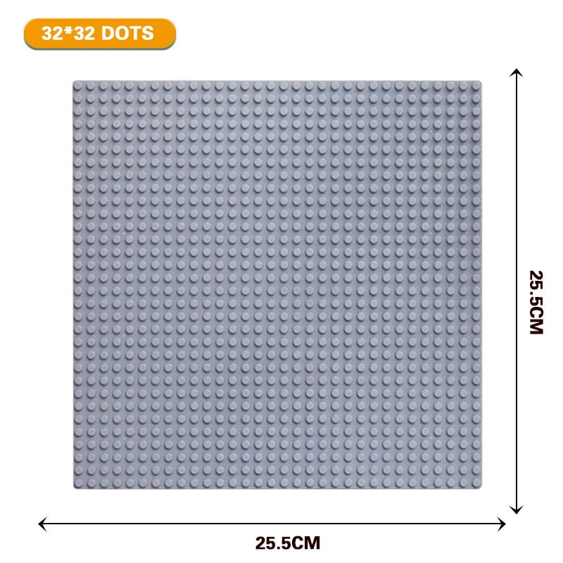 Classic Building Block Baseplates | 3-Pack Compatible Base Plates for Creative Constr lifestyle view