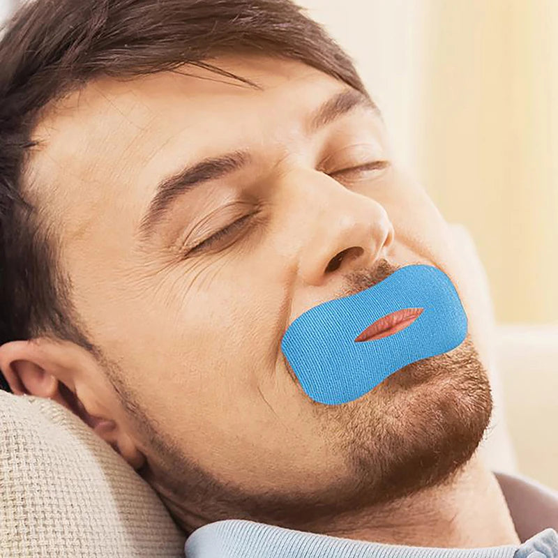 10/30 Pack Anti-Snoring Mouth Stickers | Night Sleep Aid for Nasal Breathing lifestyle view