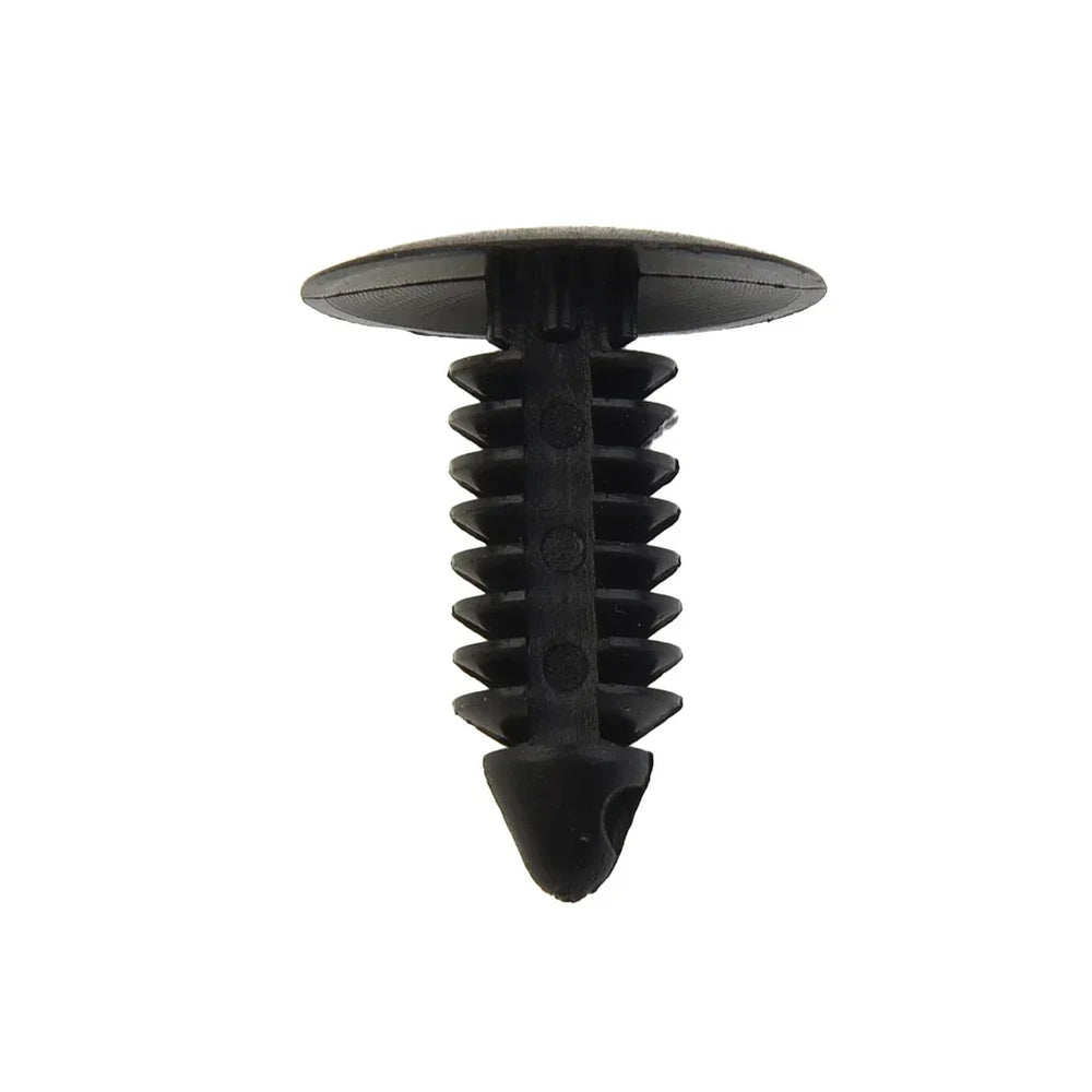 Gloss Black Plastic Plate Hole Clips for 6-7mm Holes, Set of 4 alternate view