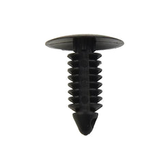 Gloss Black Plastic Plate Hole Clips for 6-7mm Holes, Set of 4 alternate view