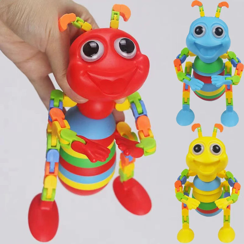 3D Sensory Stress Relief Slug Toy | Twistable Fidget Caterpillar for Anxiety alternate view