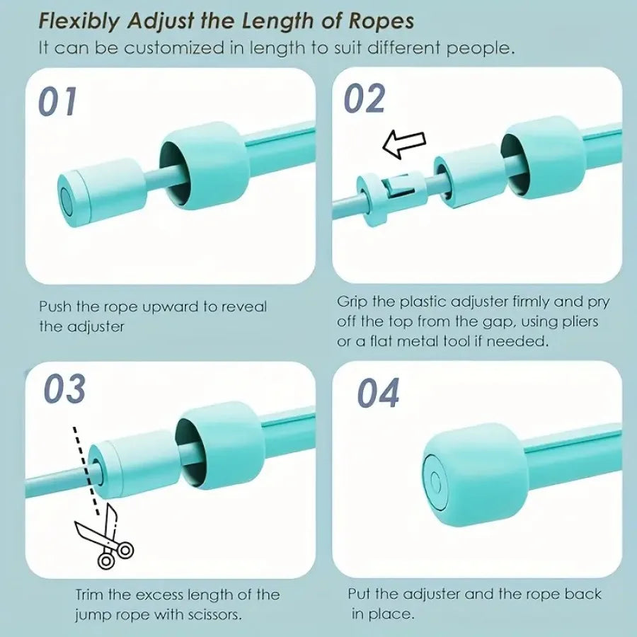 Non Slip PVC Jump Rope | Speed Training Fitness Tool lifestyle view