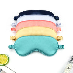 Silk Sleep Eye Mask for Women | Travel Blindfold with Light Blocking detail view