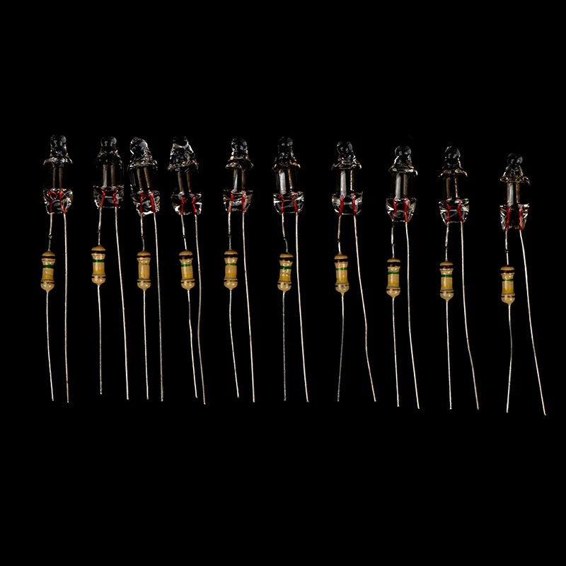 Neon Indicator Light Bulbs 10-Pack | 220V with Built-In Resistor alternate view