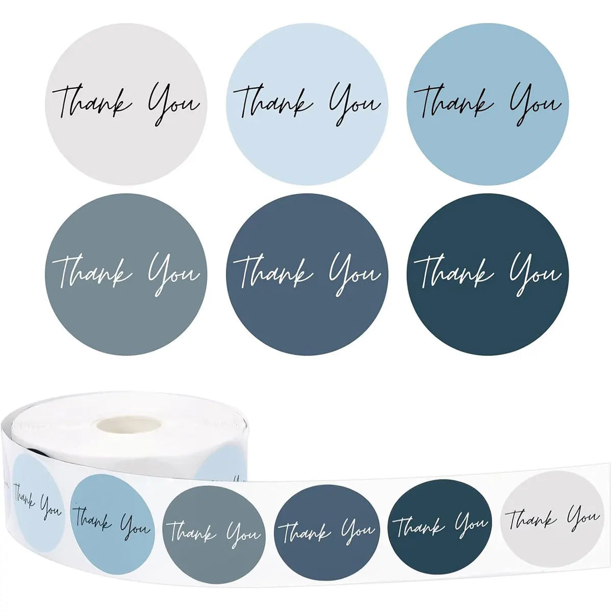 500pcs Round Thank You Stickers for Envelope Seal | Gift Packaging Labels for Party D alternate view