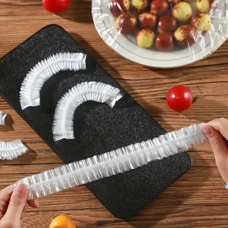 100-Piece Disposable Food Covers