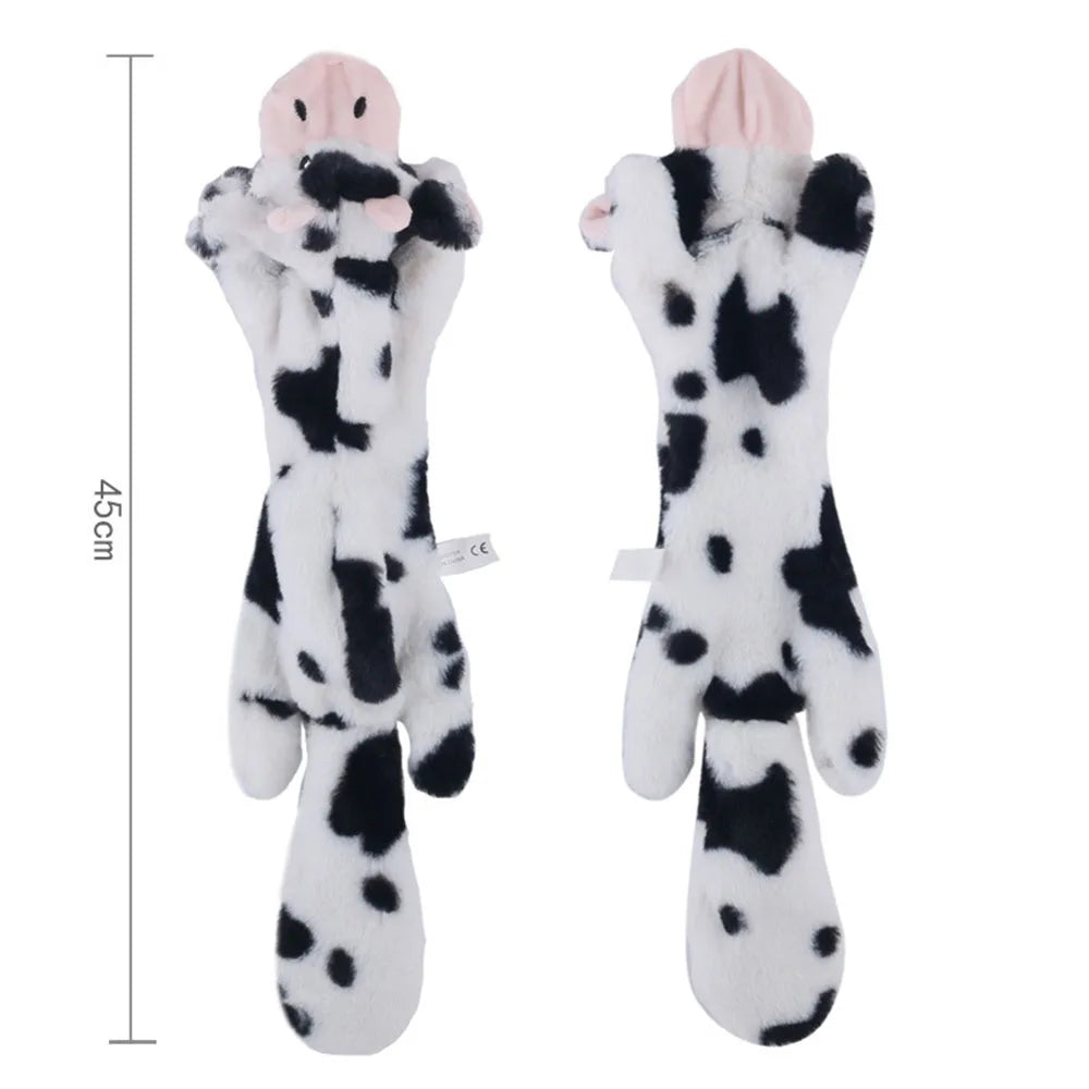 Soft Fleece Squeaky Dog Toy | Gentle Plush Toy for Small and Medium Dogs detail view
