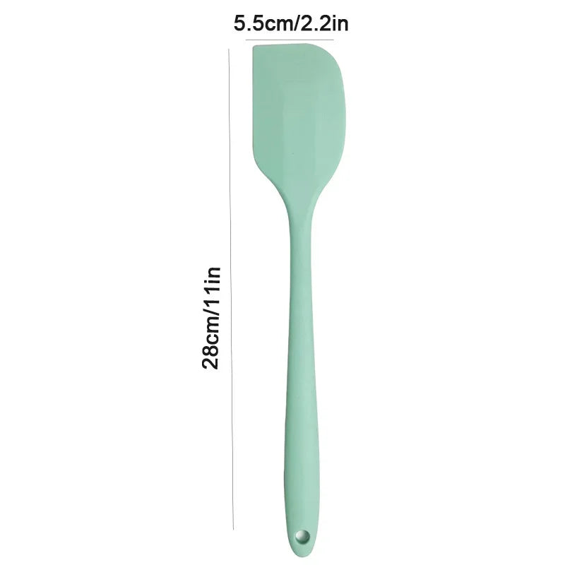 Silicone Cream Spatula | Non-Stick Heat-Resistant Kitchen Baking Tool close-up view