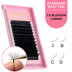 ARTSTAR Easy Fan Lash Extensions | Fast Fanning Blooming Lashes for Salons