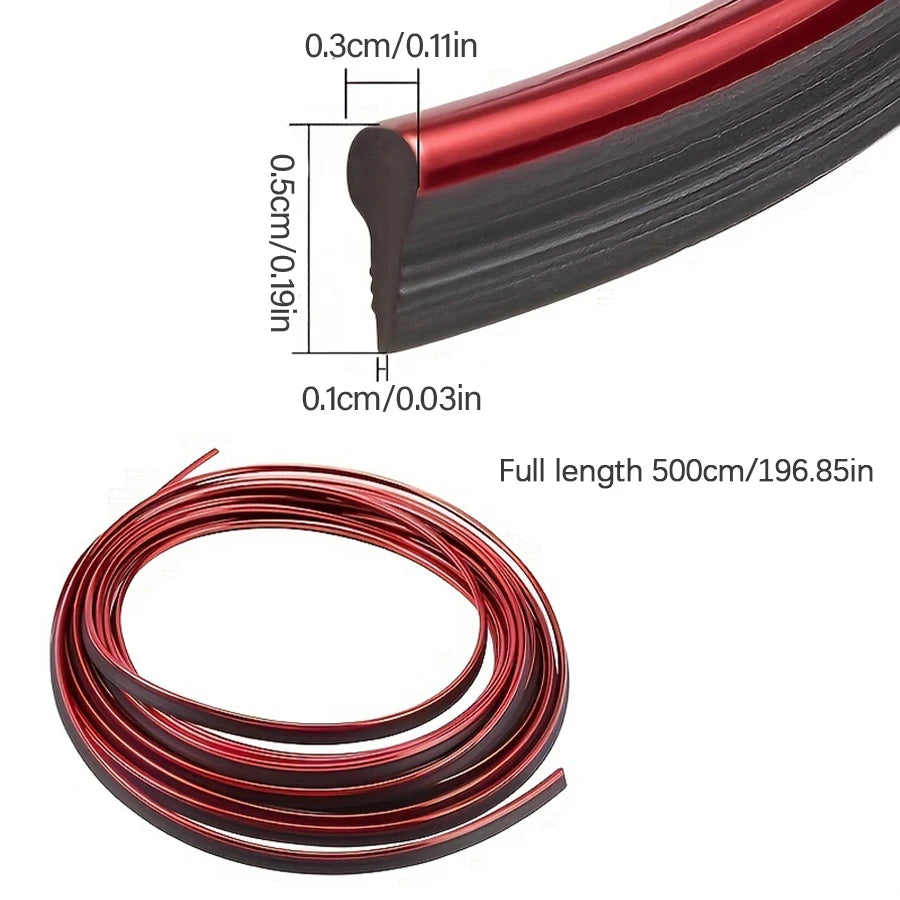 Car interior strip, car styling decoration flexible strip, dashboard cover decoration ea detail view