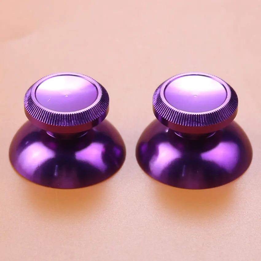 JCD 2PCS Colorful Aluminum Metal 3D Analog Thumb Stick Grip Mushroom Joystick Cap For Xb detail view