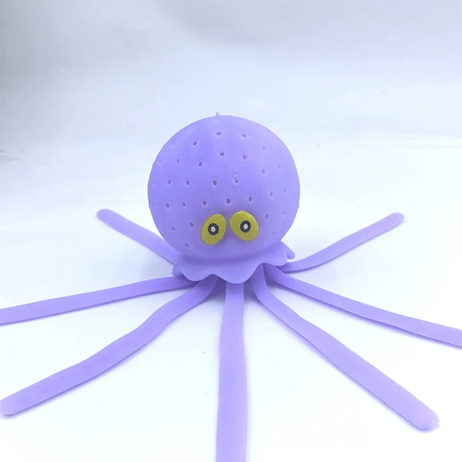 Bath Toys Sponge Water Absorbing Octopus Squeezing Stress Relief Toys Summer Swimming lifestyle view
