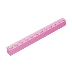 Gobricks GDS-538 Brick 1 x 12 | Compatible Building Block Pieces for DIY Constructi additional angle