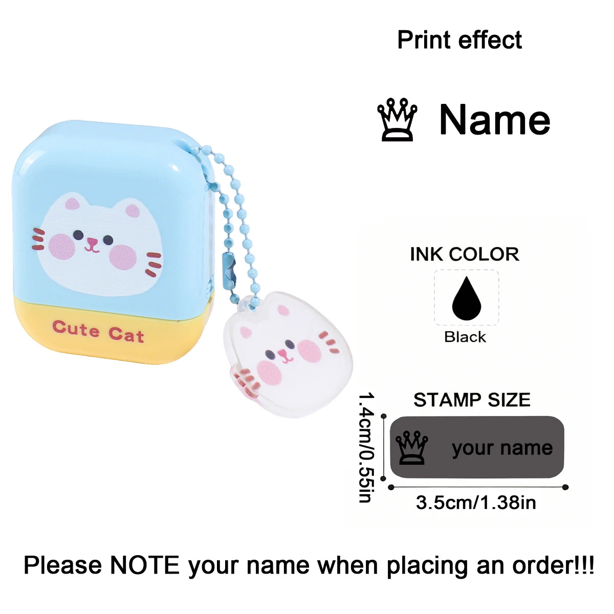 Custom Name Stamp for Clothes and School Uniforms | Personalized Belongings Marker alternate view