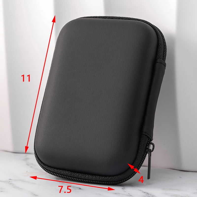 Portable Mini Hard Shell Digital Gadget Storage Bag | EVA Travel Organizer lifestyle view