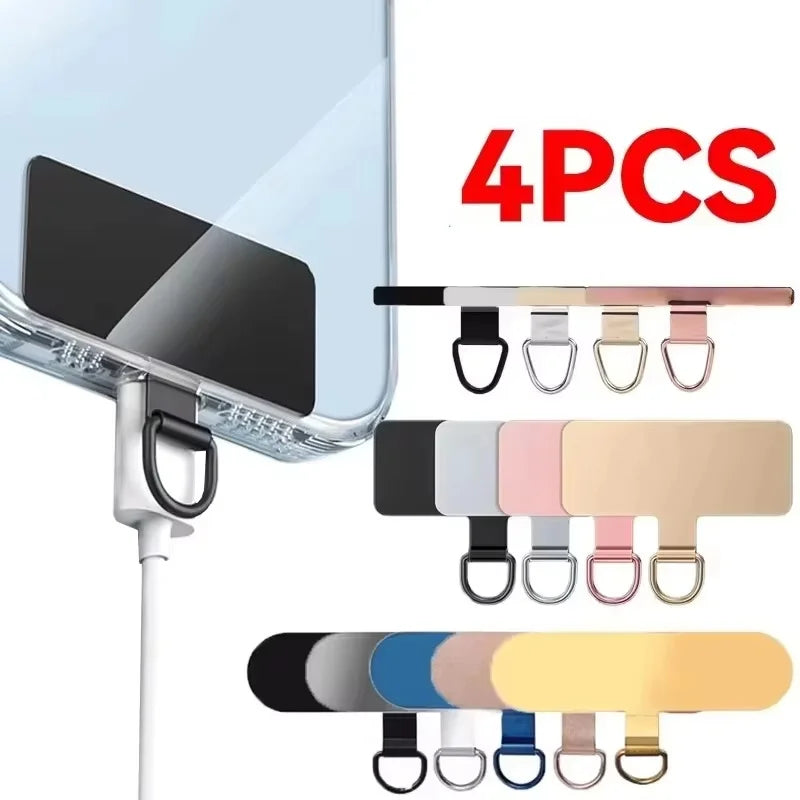 Universal Mobile Phone Lanyard Strap Gasket Anti-lost Nylon Detachable Cellphone Hanging Cord Patch