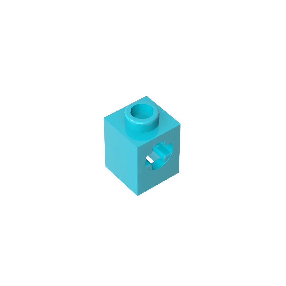 Gobricks GDS-2196 Technical Brick 1 x 1 with Axle Hole | Building Block for Lego alternate view