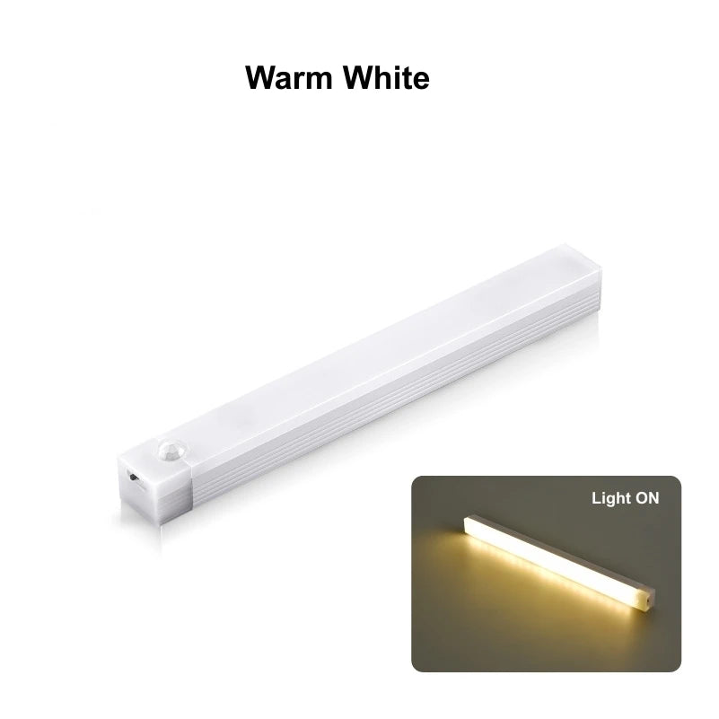 Wireless USB Rechargeable Motion Sensor LED Bar Light Induction Night Light Portable C close-up view