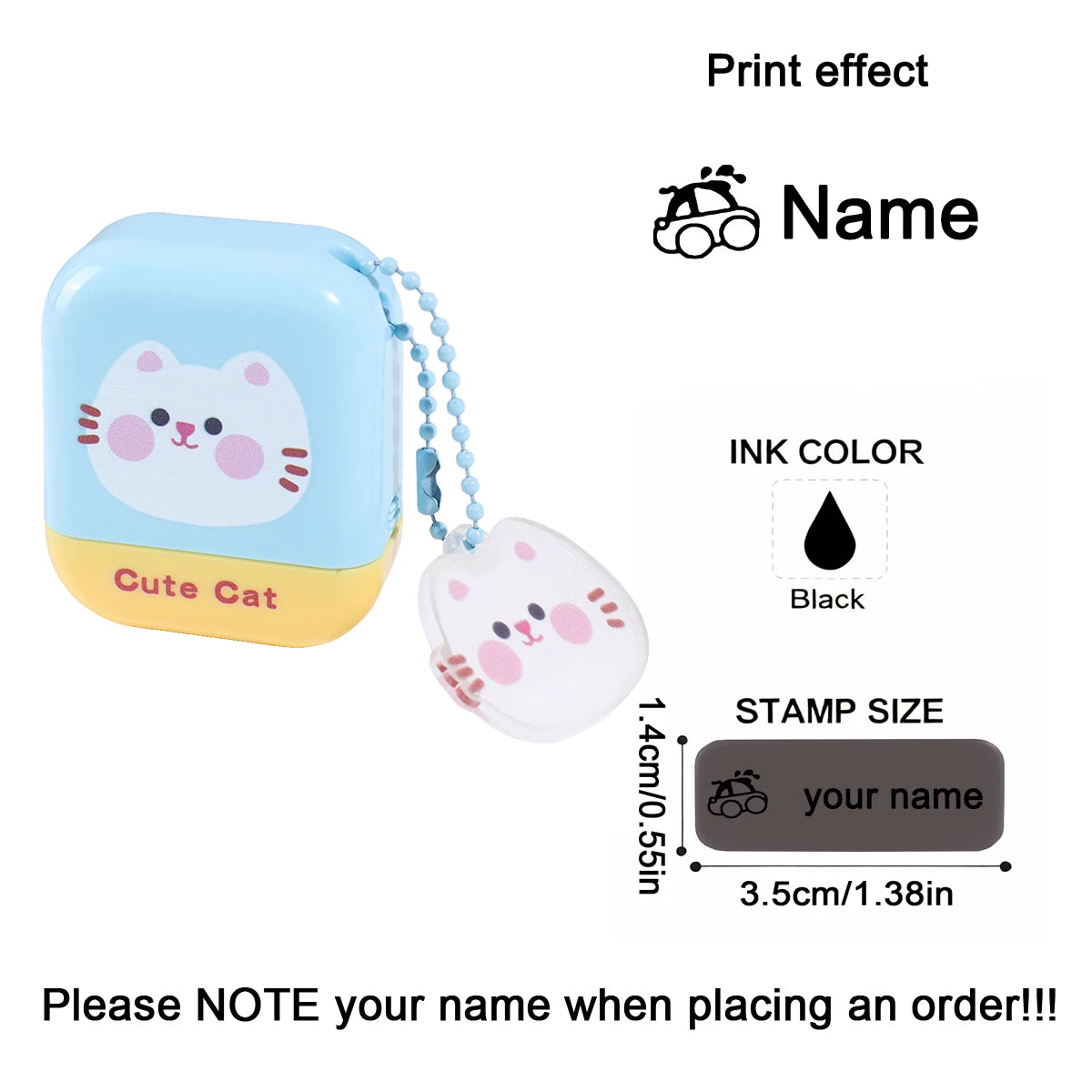 Custom Name Stamp for Clothes and School Uniforms | Personalized Belongings Marker lifestyle view