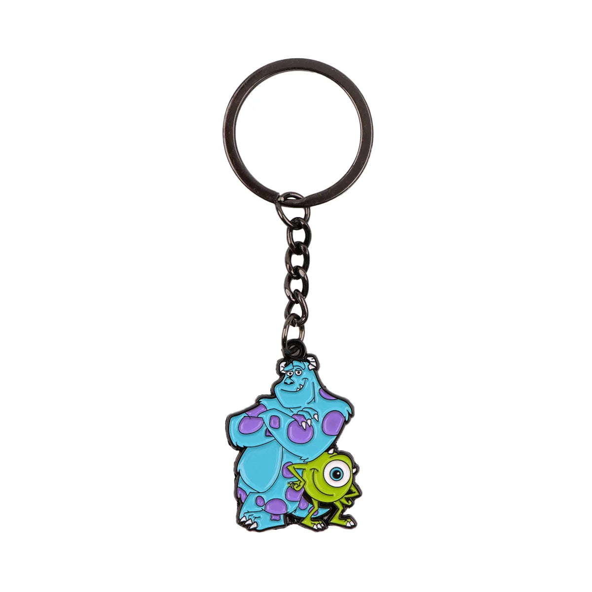 Vintage Motorcycle Keychain | Cartoon Metal Keyring for Backpack detail view