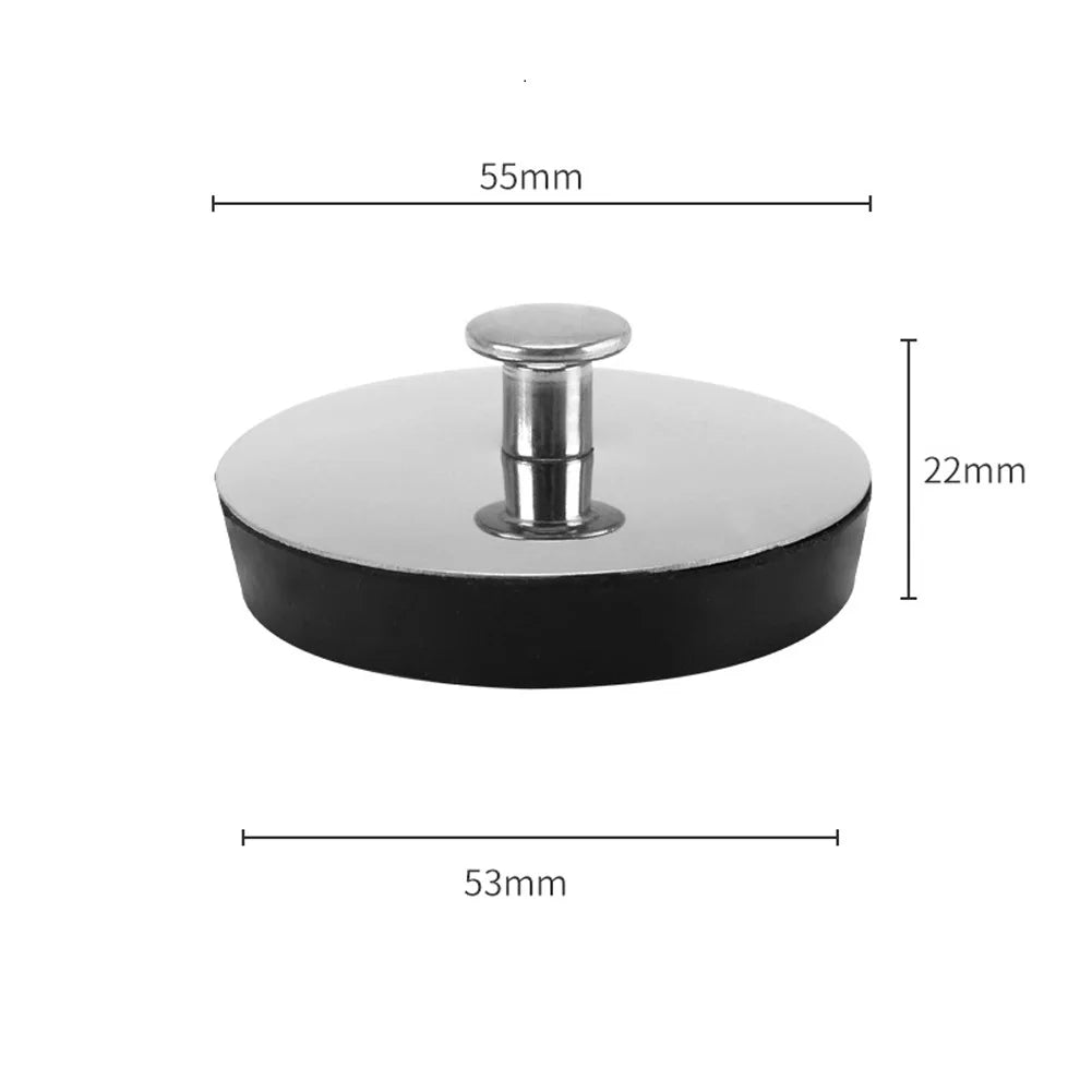 1pc Stainless Steel Sink Plug | Bathtub and Washbasin Drain Stopper lifestyle view