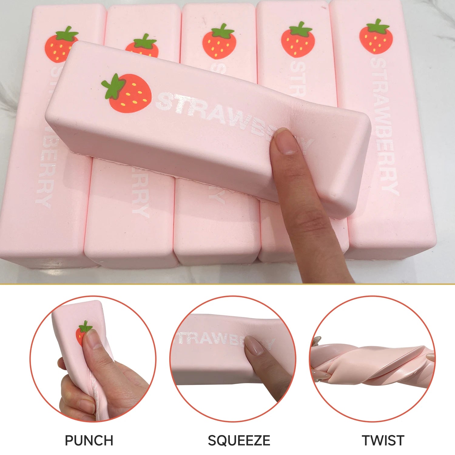 PU Material Squeeze Butter Toy | Slow Rising Stress Relief Food Squeeze alternate view
