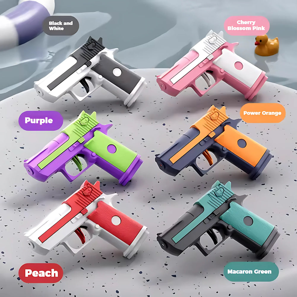 Mini Manual Water Gun | Desert Eagle Pistol Toy for Outdoor Summer Play