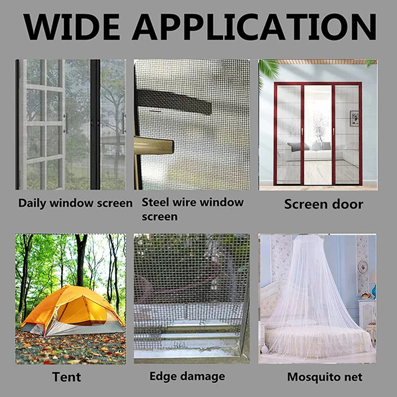 Window Mosquito Net Repair Tape | Self-Adhesive Screen Patch for Broken Holes lifestyle view