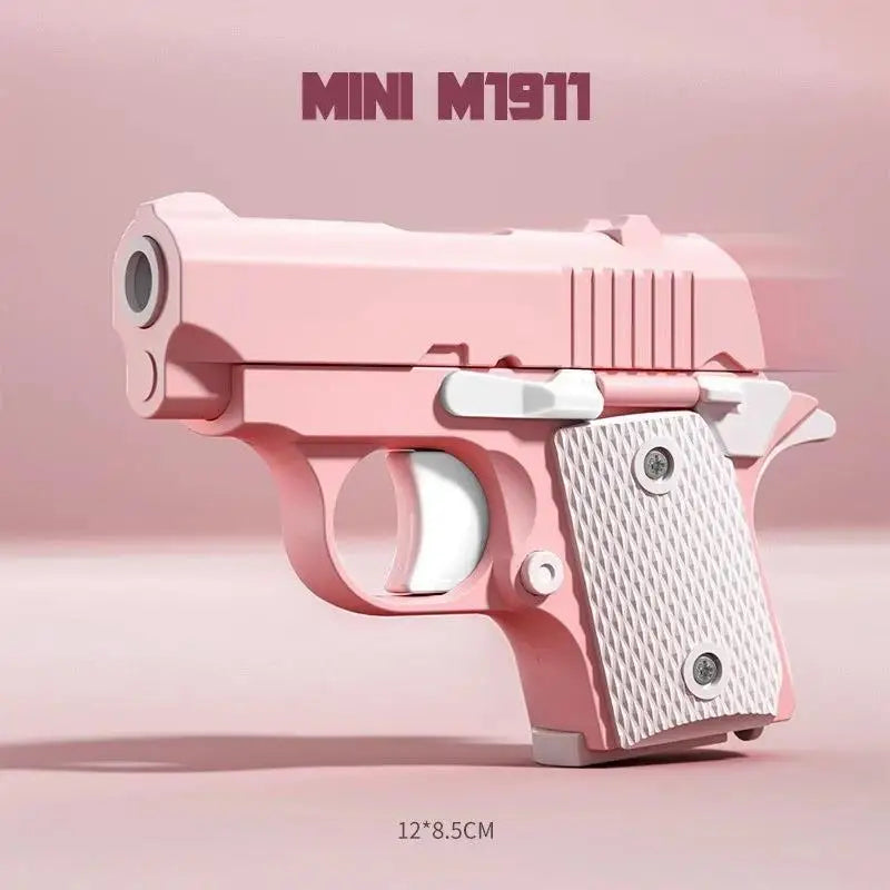 3D Printed Gravity Fidget Stress Relief Mini Pistol Toy | Manual Burst Decompression alternate view