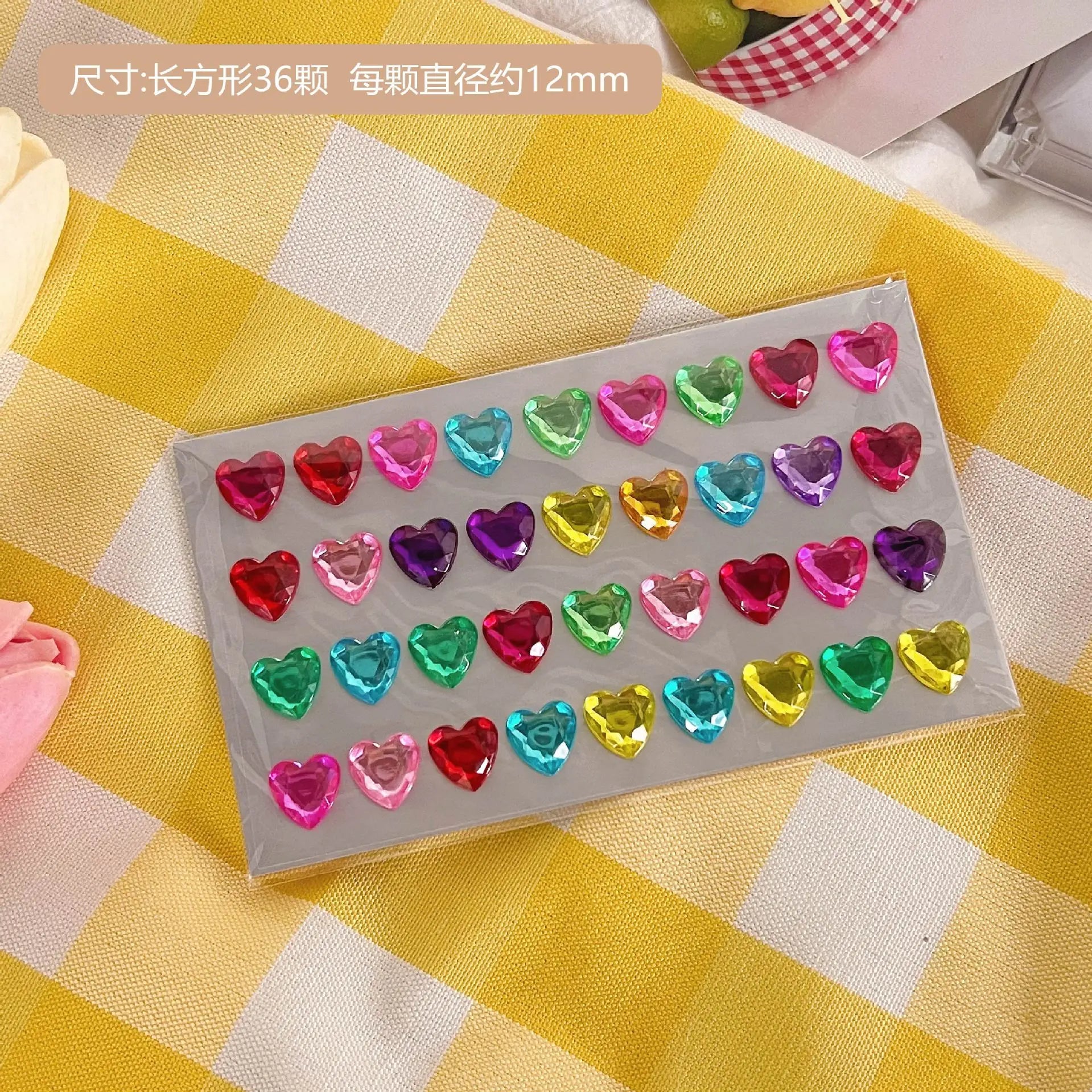 Heart Stickers 3D Stereoscopic Crystal Heart Shining Sticker for DIY Scrapbook Journal Kids Stationery Reward Supplies Stickers