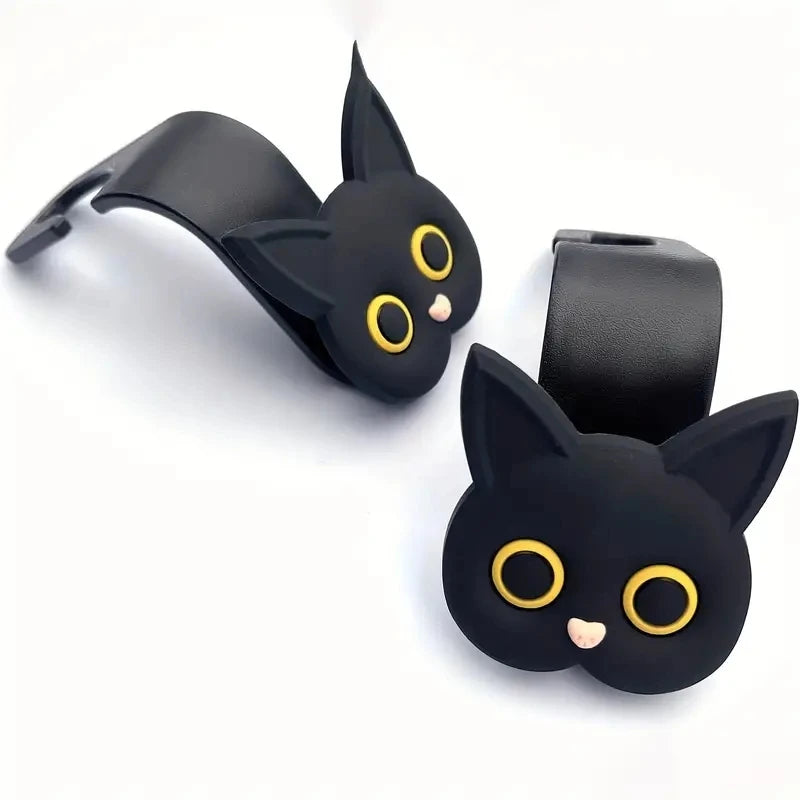 Cat Car Seat Headrest Hooks 2pcs alternate view