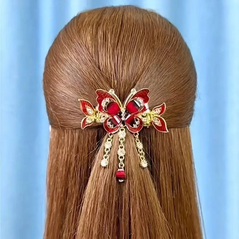Butterfly Claw Hair Clips. Unique and casual summer family style. Acetate, handmade. High-quality. Fashion-trendy.