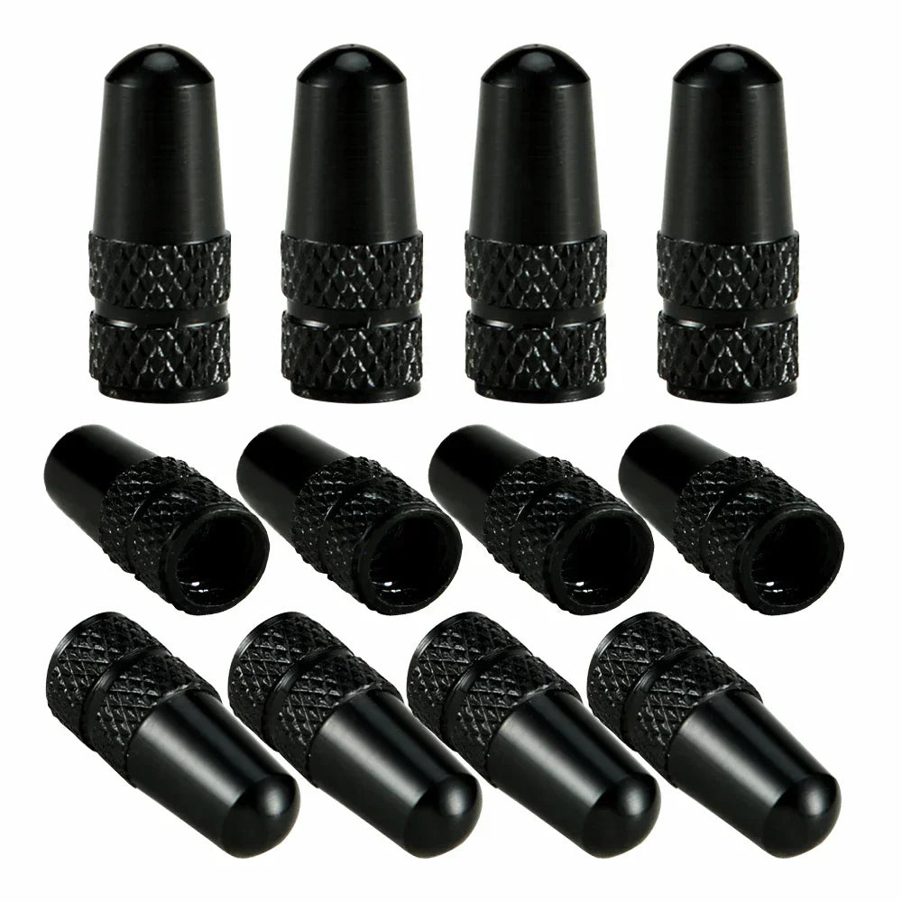 4Pcs Aluminum Presta Valve Caps close-up view