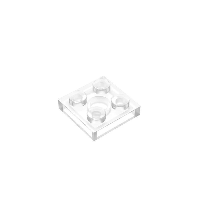 Gobricks Plate 2 x 2 Building Block | Compatible with Lego 3022 detail view