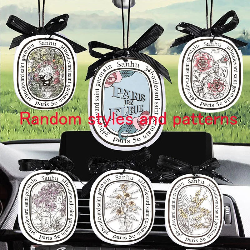 Car Air Freshener 6Pcs Natural Scented Aromatherapy Tablets alternate view