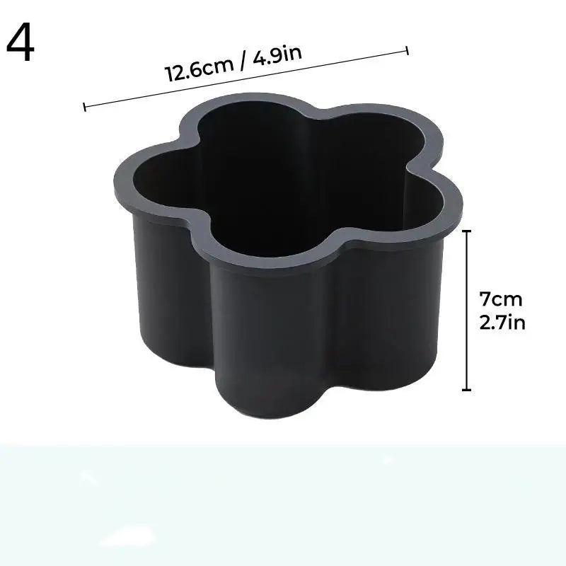 Silicone Mousse Cake Mold Flower Heart Star Shape Kitchen Baking Pudding Cup Chocolat alternate view
