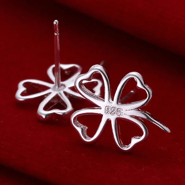 Top Quality 925 Sterling Silver Earrings Simple Round Circle Hoop Earrings For Woman alternate view
