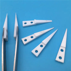 Anti-static Ceramic Tweezers Set | 2pcs Straight and Curved Tip for Electronics Repair detail view