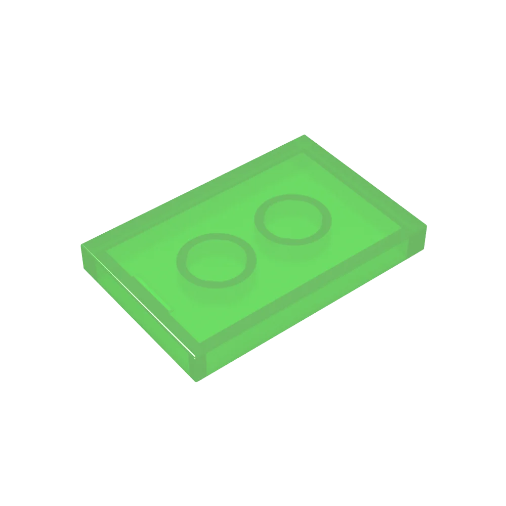 Gobricks GDS-1039 Tile 2 x 3 | Compatible Building Brick for Creative DIY Projects additional angle