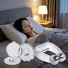 Portable Anti-Snore Nose Clips 6 Pack | Physical Nasal Dilator for Better Sleep close-up view